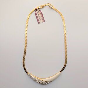 NWT Vendome Vintage Sculptural Enamel Collar Necklace